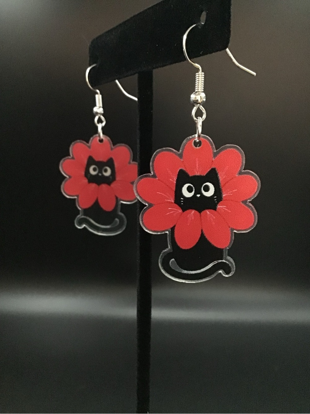Flower Cats 6 Earrings